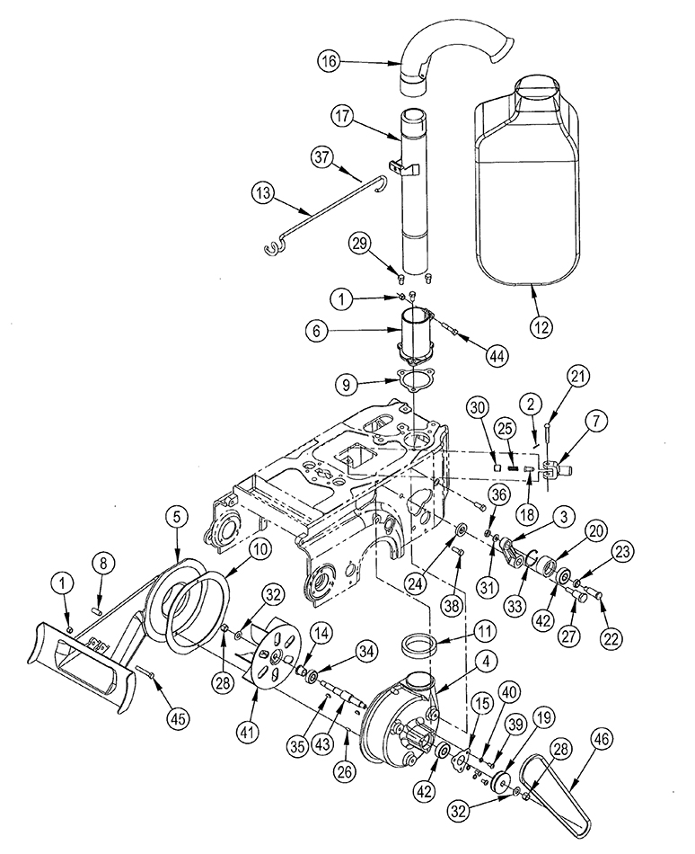 American 12 dust control assembly