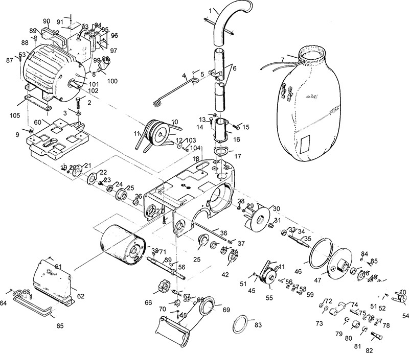 American 8 Base Assembly 1