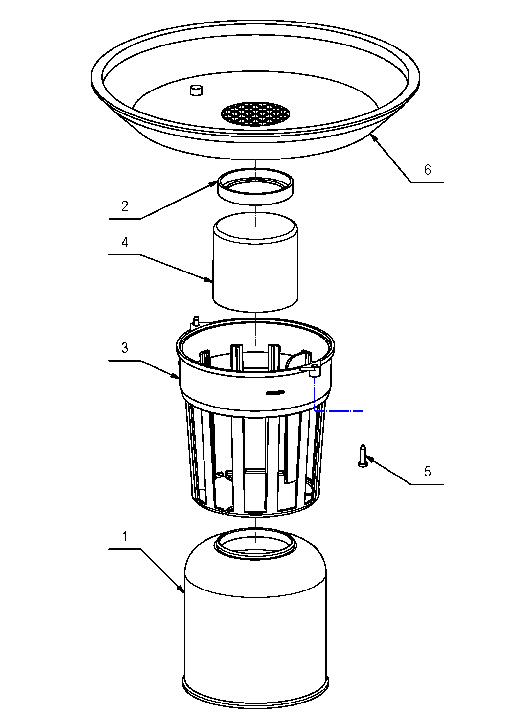 AVac12_Filter Assembly Diagram