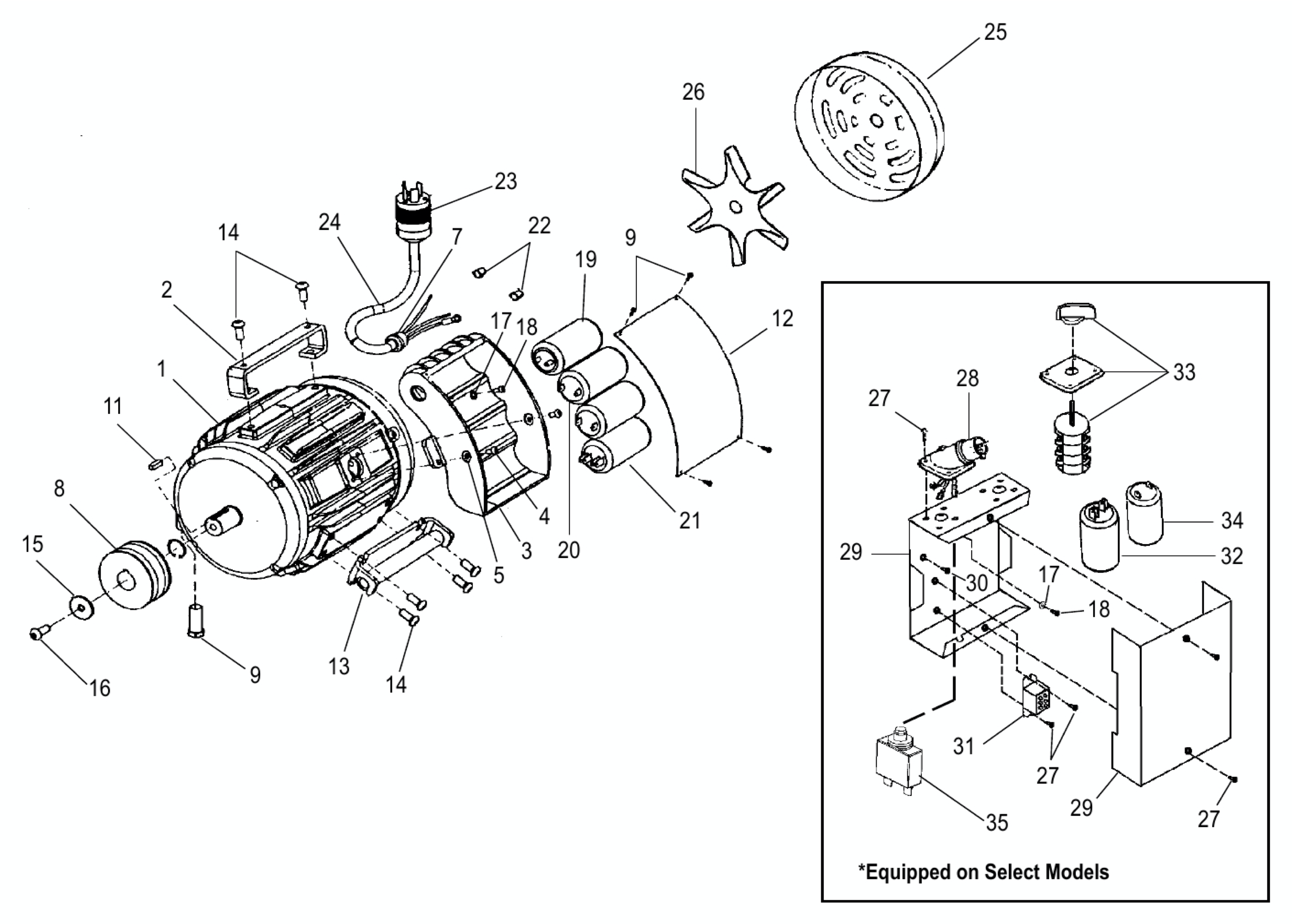 clarke-floorcrafter-motor-assembly