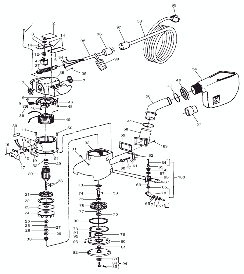 Clarke Super 7R Main Assembly