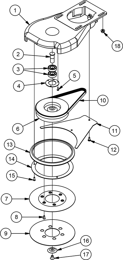 EZ-E 8 Inch Base Assembly