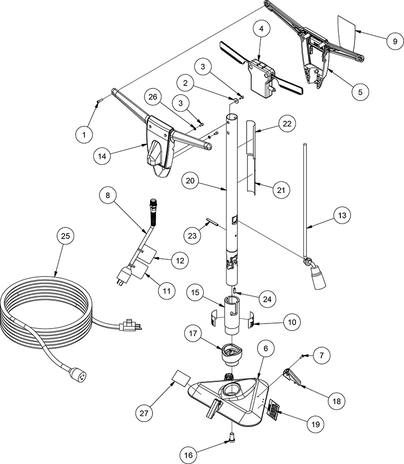 Aexit 22mm Locking 2 NO Three Selettore a chiave a 3 posizioni