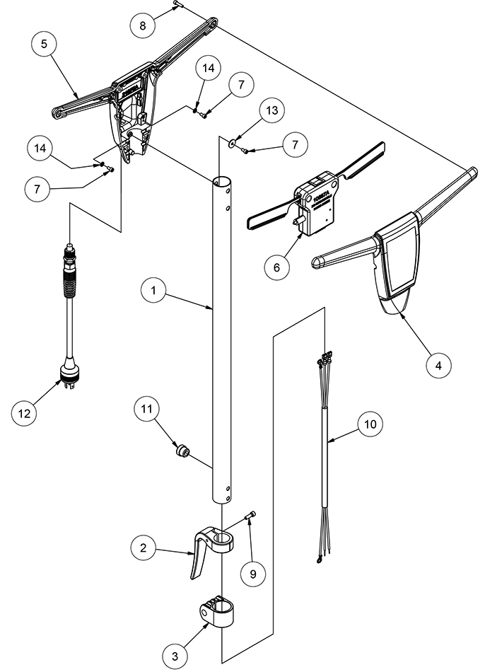 FM HDTR Handle Assembly