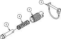 Legend-pull-pin-assembly