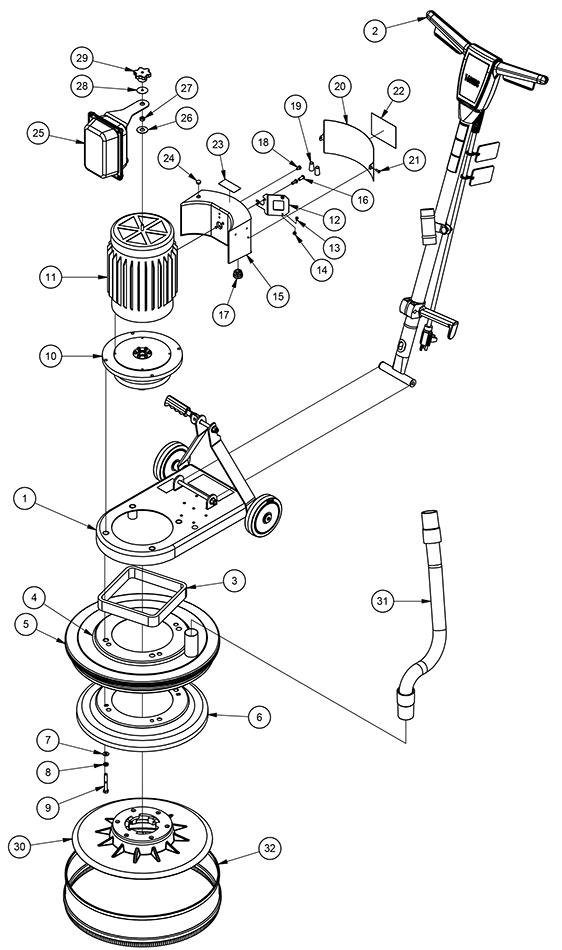 Sander1600 Main Assembly